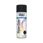 Tinta Spray Preto Fosco 6x350 Alta Temperatura Tekbond