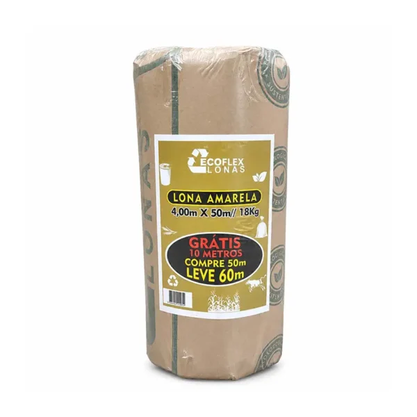 Lona Amarela Ecoflex 4x50 Rf120 18kg
