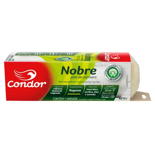 Rolo Lã Pele 23cm S/suporte Con 951
