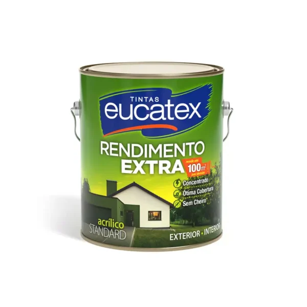Tinta Acrílica Eucatex Externo/interno Bianco Sereno Rendimento Extra 3,6l