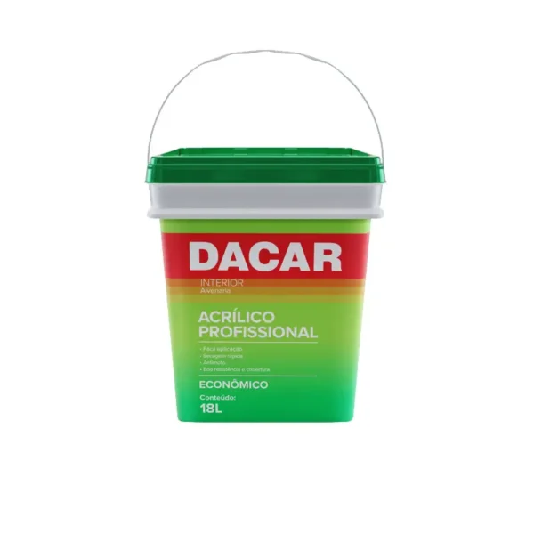 Tinta Acrílica Dacar Profissional Interior 18l Branco Neve