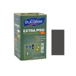 Tinta Piso Interior Exterior Eucatex 18l Fosco Cinza Escuro