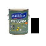 Tinta Piso Interior Exterior Eucatex 3,6l Fosco Preto