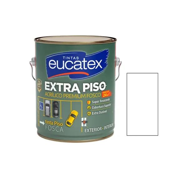 Tinta Piso Interior Exterior Eucatex 3,6l Branco