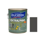 Tinta Piso Interior Exterior Eucatex 3,6l Fosco Cinza Escuro