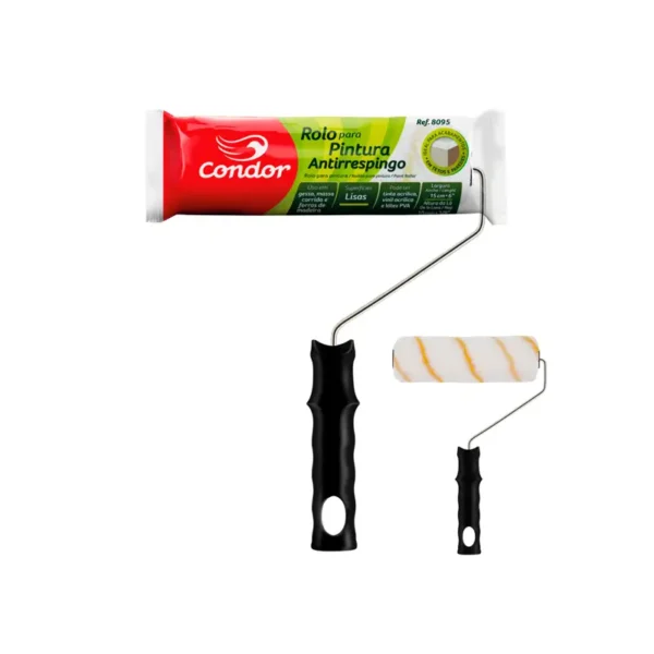 Rolo Lã Eco 15cm C/suporte Anti Respingocondor 8095 C24