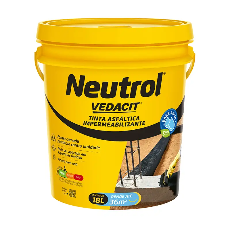 tambasa-15461 Tinta Asfáltica Neutrol Acqua 18l - Imagem 1