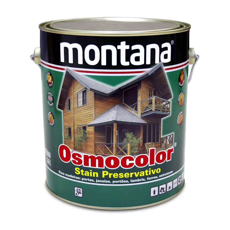 tambasa-15466 Verniz Stain Transparente 3,6l Osmocolor - Imagem 1