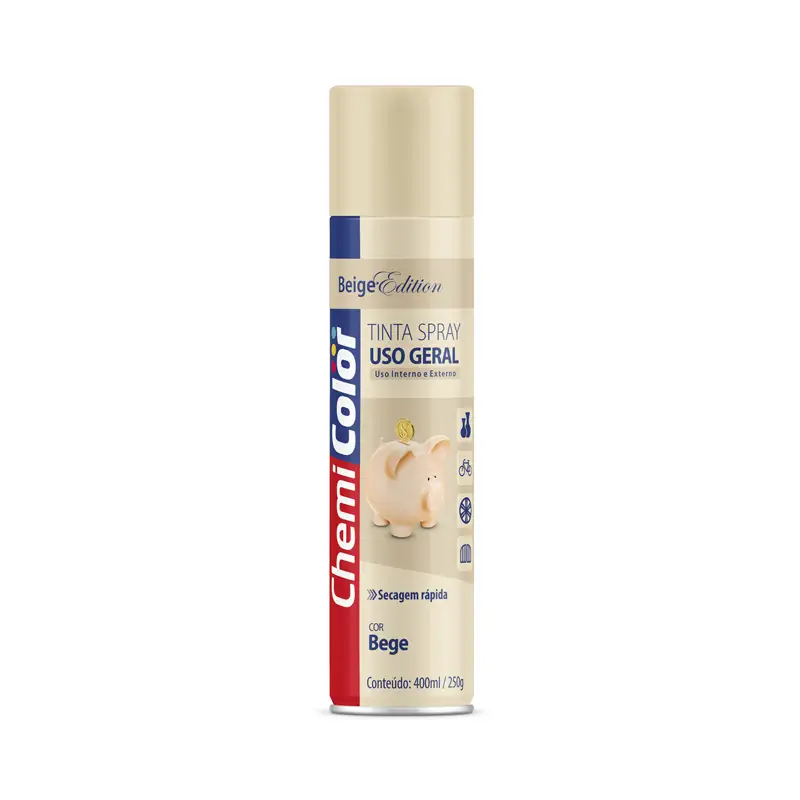 tambasa-15569 Tinta Spray Bege 6x400 Chemicolor - Imagem 1