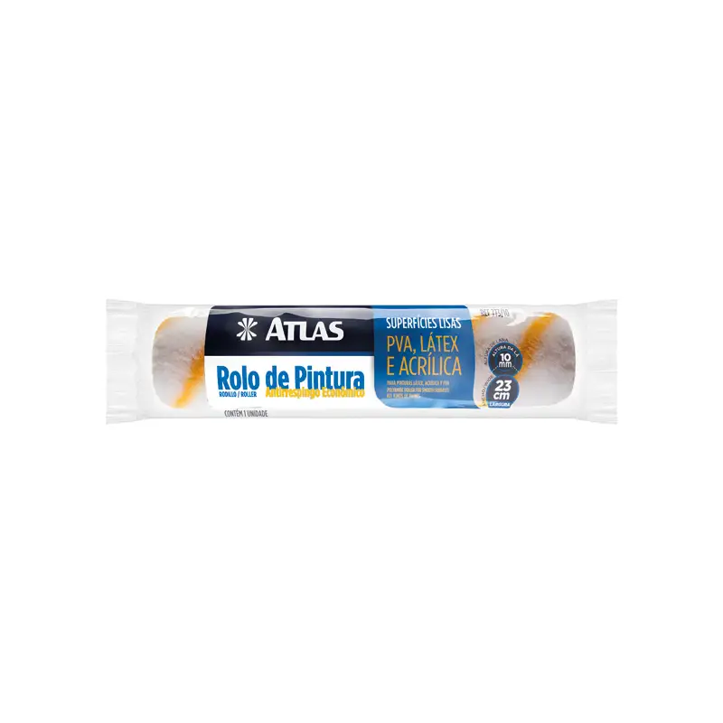 tambasa-20554 Rolo Lã Sintética 23cm S/suporte Atlas Anti Respingo - Imagem 1