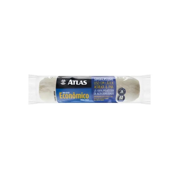 Rolo Lã Sintética 23cm S/suporte Atlas 773