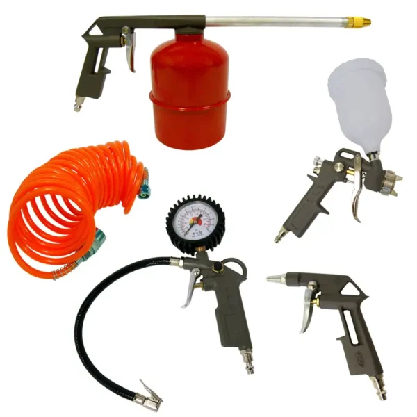 Pistola Pintura Conjunto Ar Kt1000 Intech