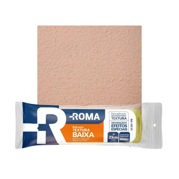 Rolo Textura Baixa Espuma S/suporte Roma