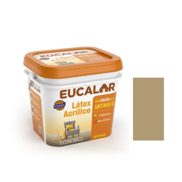 Tinta Acrílica Eucalar Interior Camurça 4x3,6l
