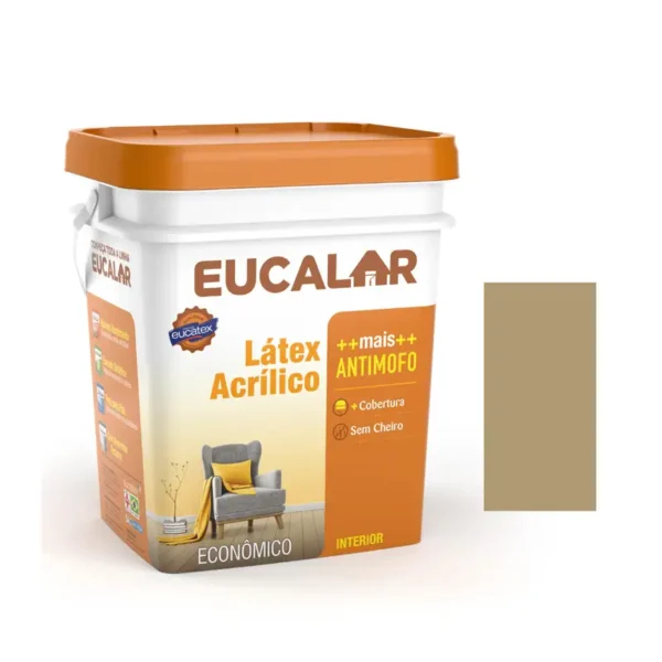 Tinta Acrílica Eucalar Interior Camurça 18l