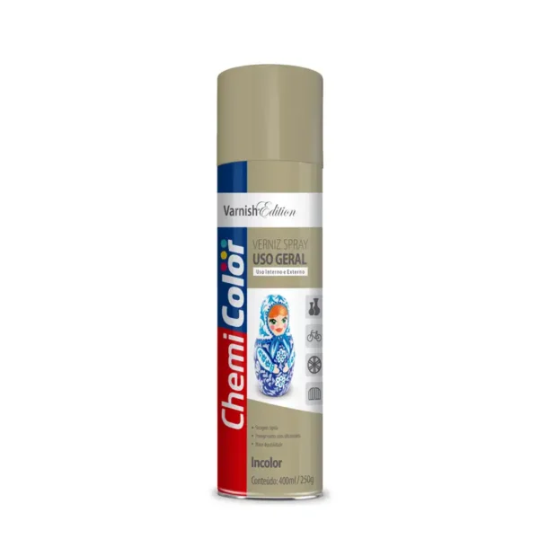 Tinta Spray Verniz 6x400 Chemicolor
