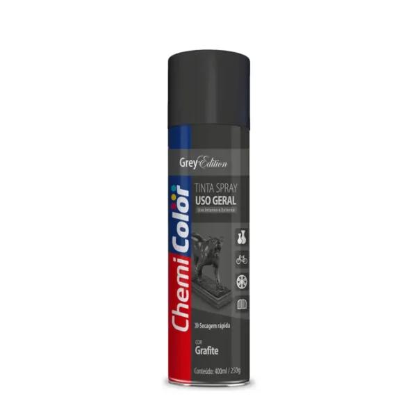 Tinta Spray Grafite 6x400 Chemicolor