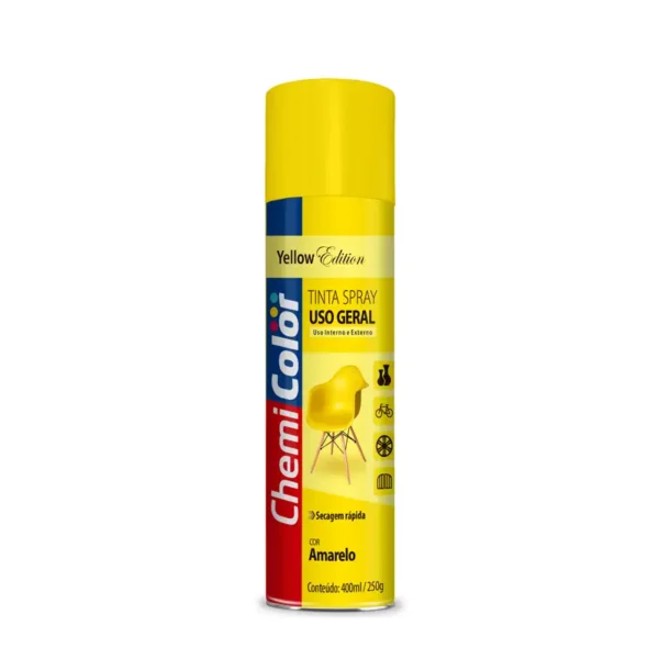 Tinta Spray Amarelo 6x400 Chemicolor
