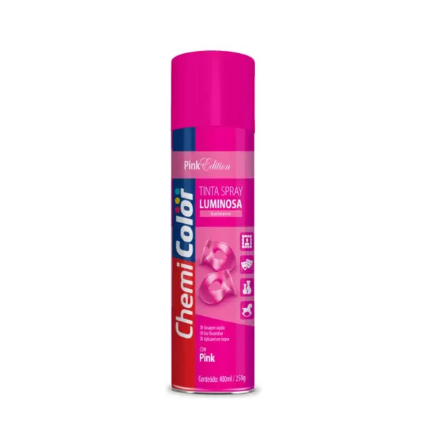Tinta Spray Lumine Pink 6x380 Chemicolor
