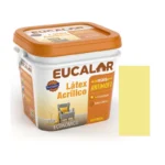 Tinta Acrílica Eucalar Interior Amarelo Canário 4x3,6l