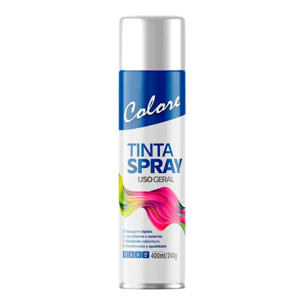 Tinta Spray Cromado 6x400 Colore