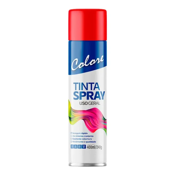 Tinta Spray Lumine Vermelho 6x400 Colore