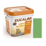 Tinta Acrílica Eucalar Interior Verde Piscina 4x3,6l