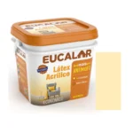 Tinta Acrílica Eucalar Interior Palha 4x3,6l