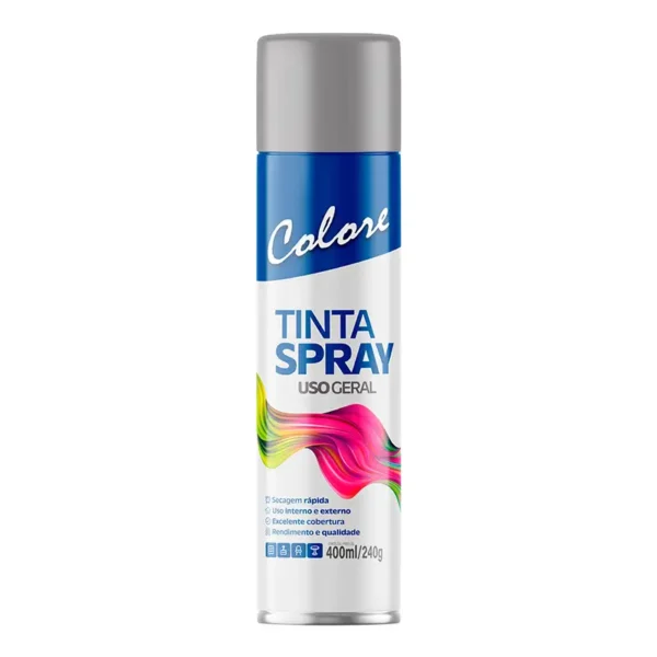 Tinta Spray Cinza 6x400 Colore