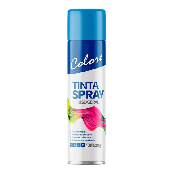 Tinta Spray Azul Médio 6x400 Colore