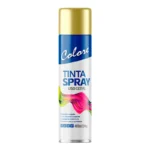 Tinta Spray Metálica Dourado 6x400 Colore