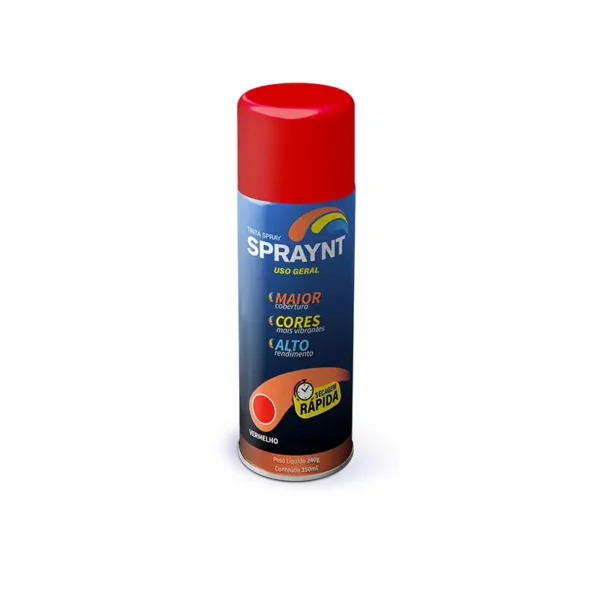 Tinta Spray Vermelho 6x350 Spraynt