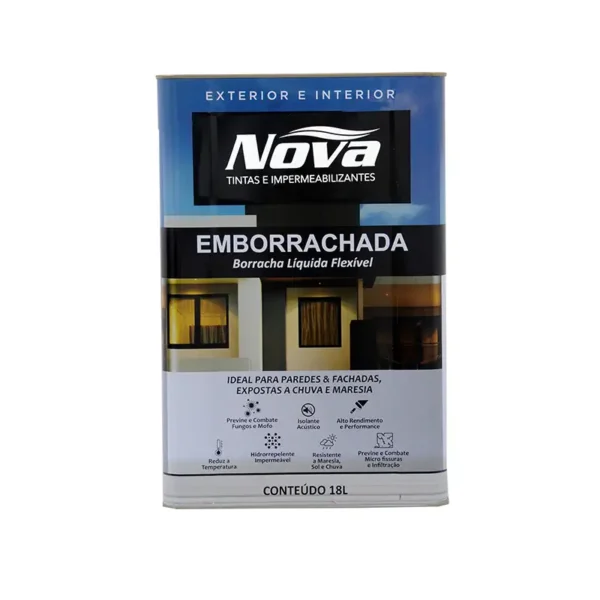 Tinta Emborrachada 18l Branca Nova Tintas