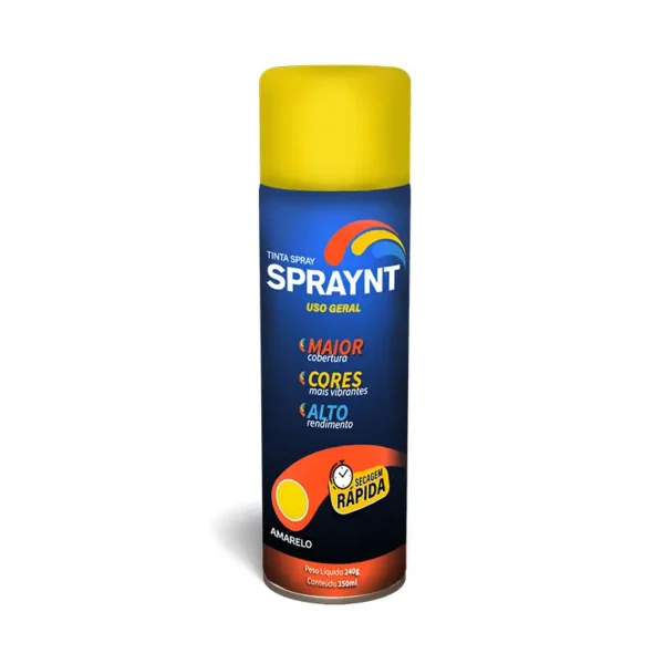 Tinta Spray Amarelo 6x350 Spraynt