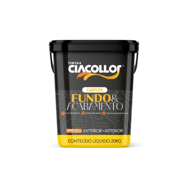 Tinta Emborrachada 20kg Branca Ciacollor