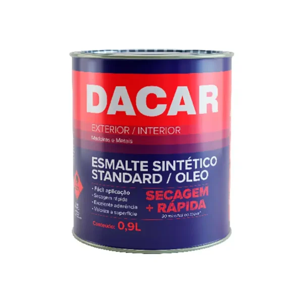 Esmalte 4x3,6 Dacar Brilhante Preto