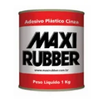 Massa Plástica Cinza Maxi Rubber 12x1kg