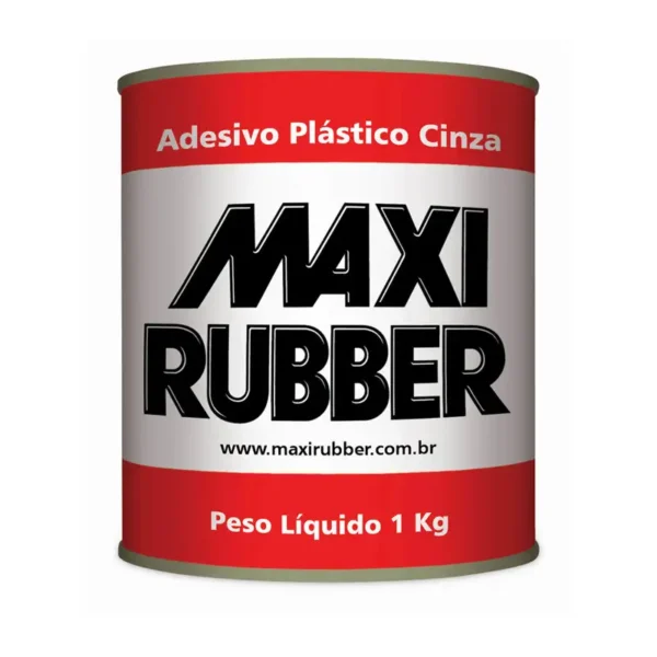 Massa Plástica Cinza Maxi Rubber 12x1kg