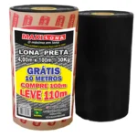 Lona Preta Maxilona 4x100 Ref.100 30kg