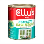 Esmalte 1/4x6 Ellus Base Água Brilhante Preto