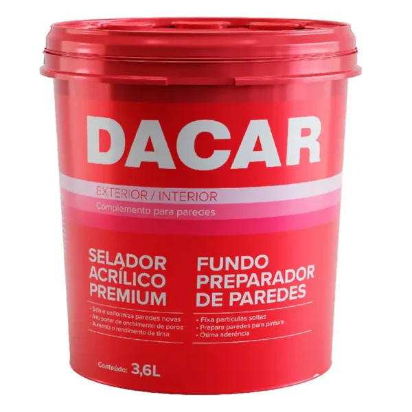 Selador Acrílica Parede 4x3,6 Dacar
