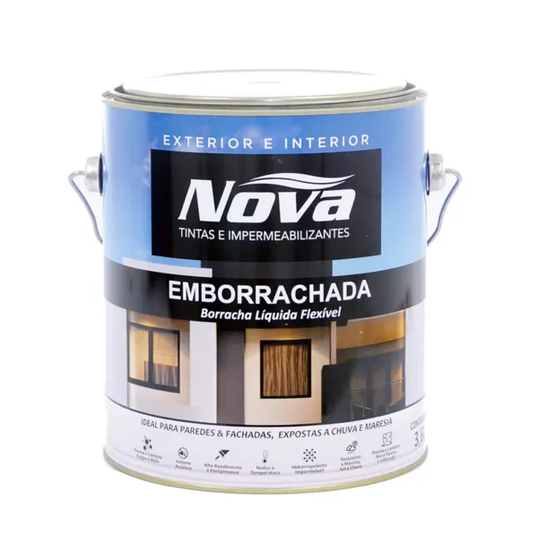 Tinta Emborrachada 3,6l Branca Nova Tintas C4