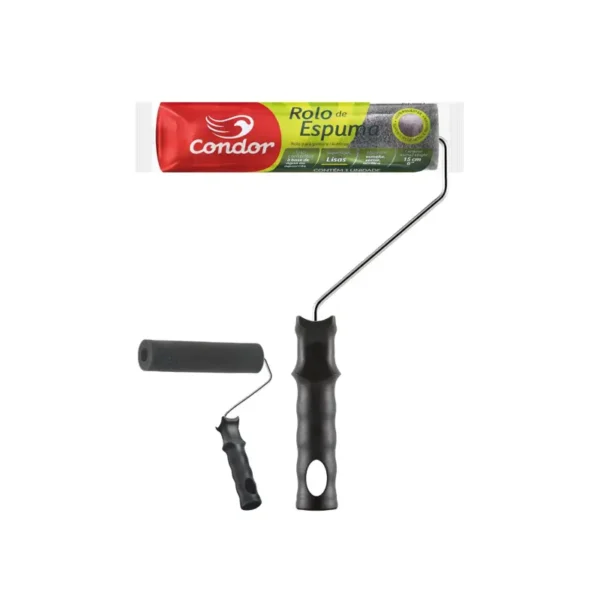 Rolo Espuma Poliéster 15cm C/suporte Condor 8094