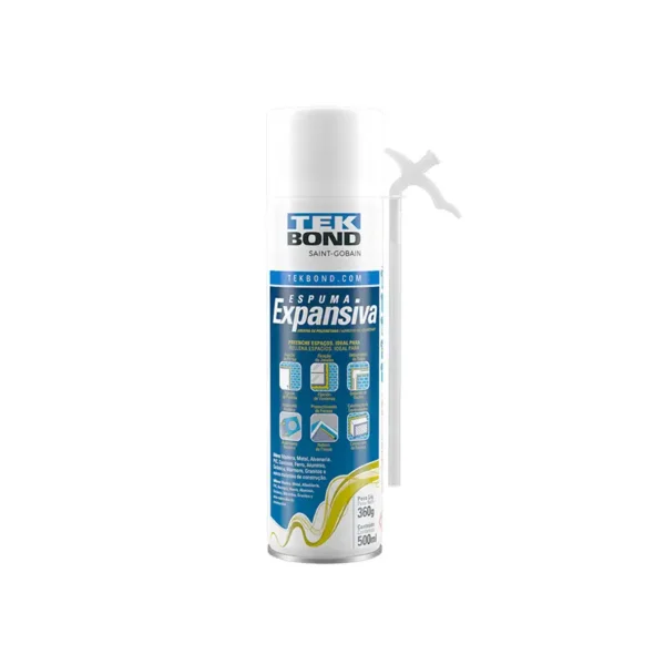 Espuma Poliuretano Expandido 500ml/320g Tekbond