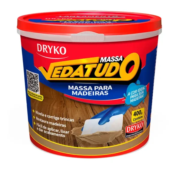 Massa Calafetar Madeira Imb Veda Tudo 6x400 Dryk