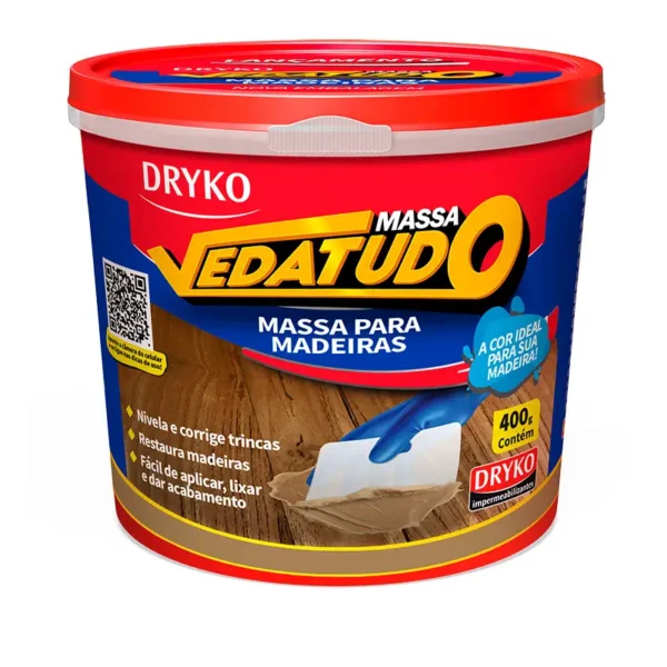 Massa Calafetar Madeira Mar Veda Tudo 6x400 Dryk