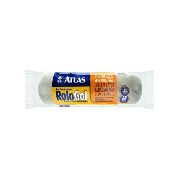 Rolo Lã Pele 23cm S/suporte Gol Atlas