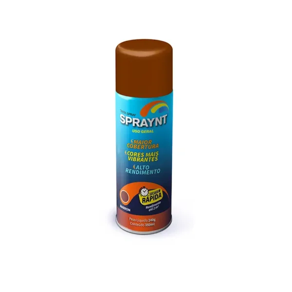 Tinta Spray Marrom 6x350 Spraynt
