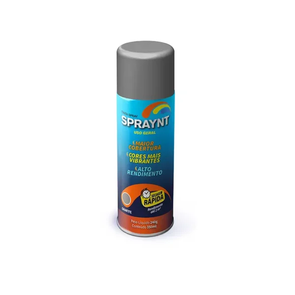 Tinta Spray Grafite 6x350 Spraynt