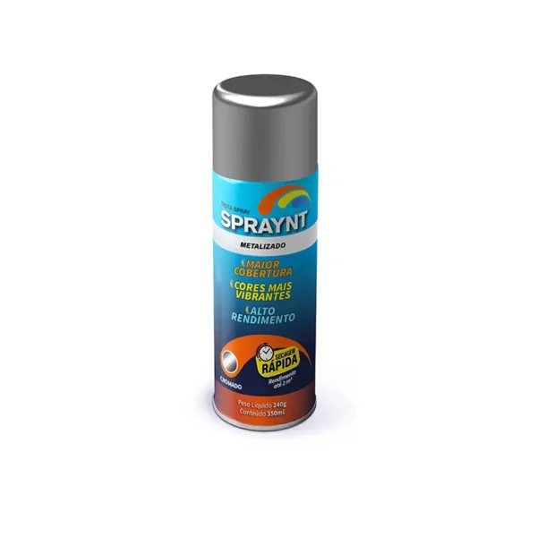 Tinta Spray Cromado 6x350 Spraynt